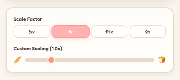 Recipe Portion & Ratio Adjuster showcase screenshot 2